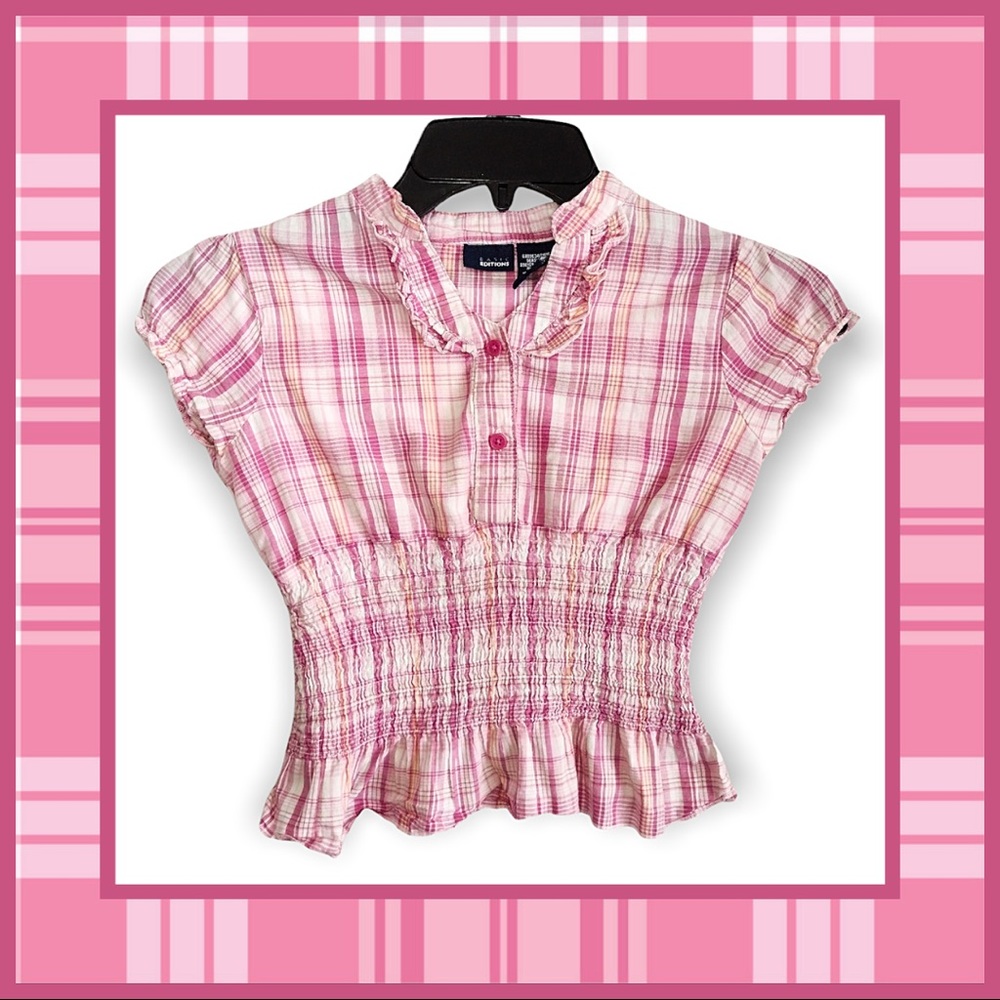 3/$10, 5/$15 - Basic Editions Plaid Shirt - Picture 2 of 3